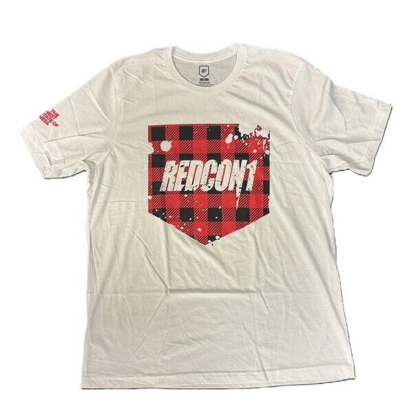 Redcon1 - Red Plaid Shield T-Shirt - XX-Large - Viking Supplements