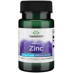 SWANSON Albion Chélate de zinc 15 mg, 60 gélules - Viking Supplements