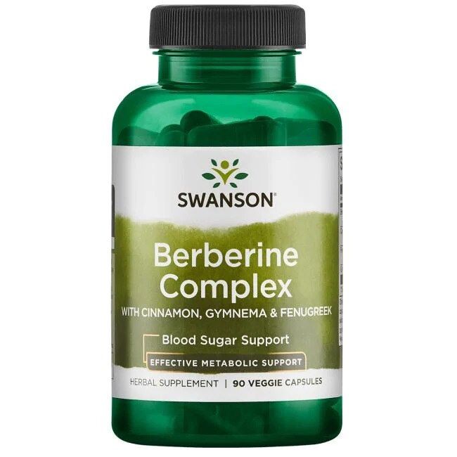 SWANSON Complexe de berbérine, 90 gélules - Viking Supplements