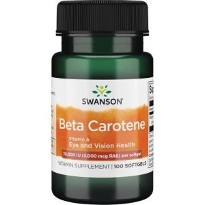 SWANSON Bêta-carotène 10 000 UI 100 000 - Viking Supplements