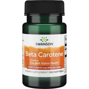 SWANSON Bêta-carotène 10 000 UI 100 000 - Viking Supplements