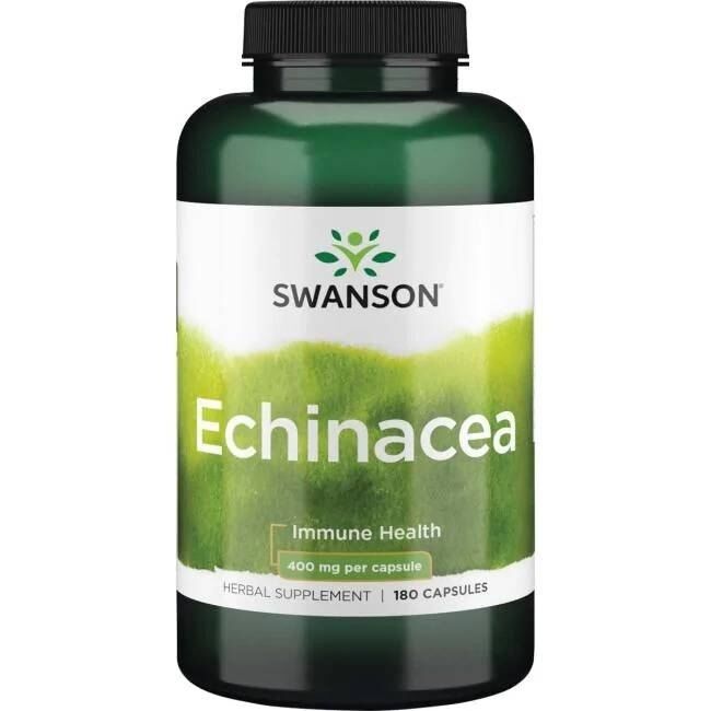 SWANSON Échinacée 400 mg, 180 gélules - Viking Supplements