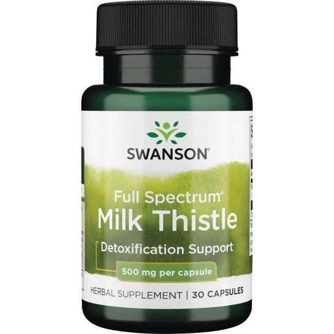 SWANSON FS Chardon-Marie 500 mg, 30 gélules - Viking Supplements