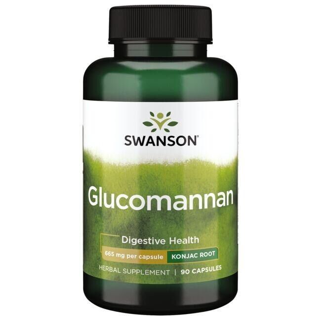 SWANSON Glucomannan 665 mg, 90 kapsler