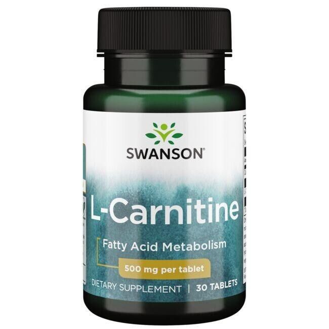 SWANSON L-karnityna 500mg 30 tabl - Viking Supplements