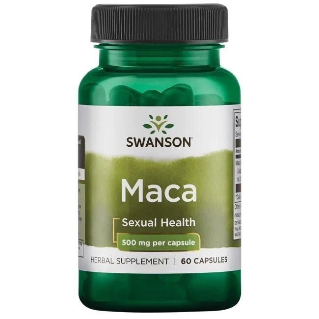 SWANSON Extrait de maca 500 mg, 60 gélules - Viking Supplements