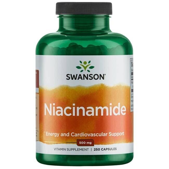 SWANSON Niacinamide 500 mg, 250 gélules - Viking Supplements