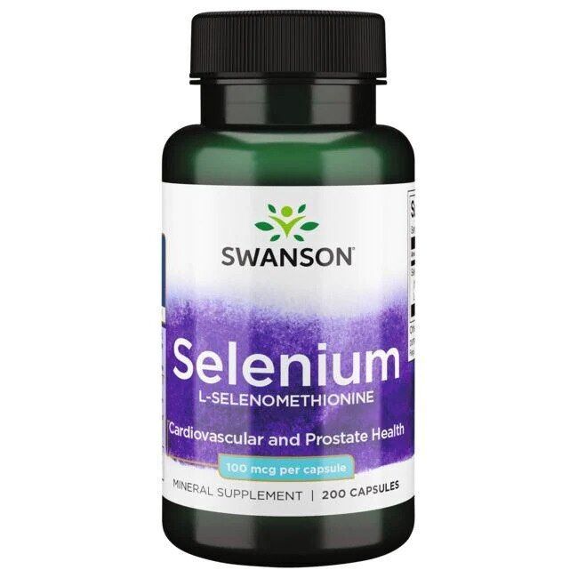 SWANSON Selen SeLECT 100 mcg, 200 gélules - Viking Supplements
