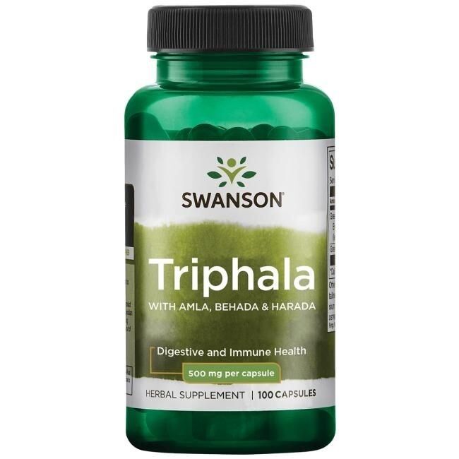 SWANSON Triphala 500 mg, 100 gélules - Viking Supplements