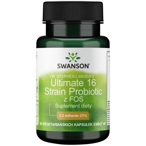 SWANSON Ultimate, formule à 16 souches, 60 comprimés à croquer - Viking Supplements