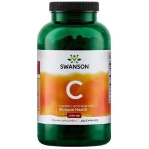 SWANSON Vitamine C 1000 + rose musquée 250 gélules - Viking Supplements
