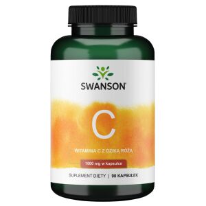SWANSON Vitamine C 1000 + rose musquée 90 gélules - Viking Supplements