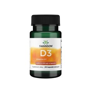 SWANSON Vitamine D-3 4 000 UI, 90 gélules - Viking Supplements