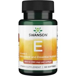 SWANSON Vitamine E 400 UI 60 gélules - Viking Supplements