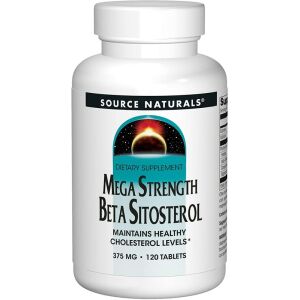 Source Naturals - Bêta-sitostérol « Mega Strength » 375 mg, 120 comprimés végétaliens - Viking Supplements