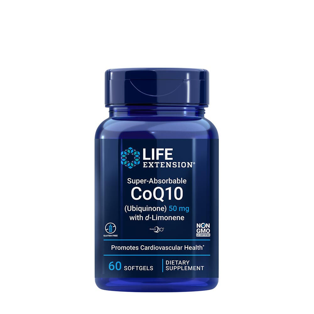 Life Extension - Super Absorbable CoQ10 with d-Limonene, 50 mg - 60 Softgels