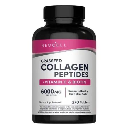 NeoCell - Grassfed Collagen Peptides + Vitamin C & Biotin - 270 tablets
