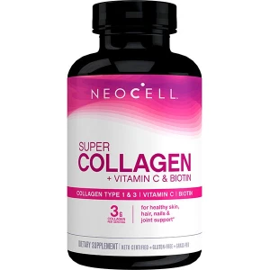 Super Collagène + Vitamine C et biotine - 90 comprimés - Viking Supplements