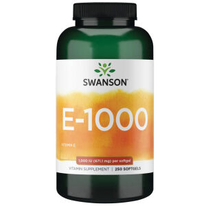 Swanson E-1000 1 000 UI, 250 gélules - Viking Supplements