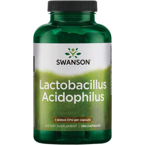 Swanson Lactobacillus acidophilus 1 billion d'UFC, 250 gélules - Viking Supplements