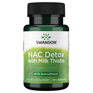 Swanson NAC Detox Depot au chardon-Marie et au Broccophane, 60 gélules - Viking Supplements