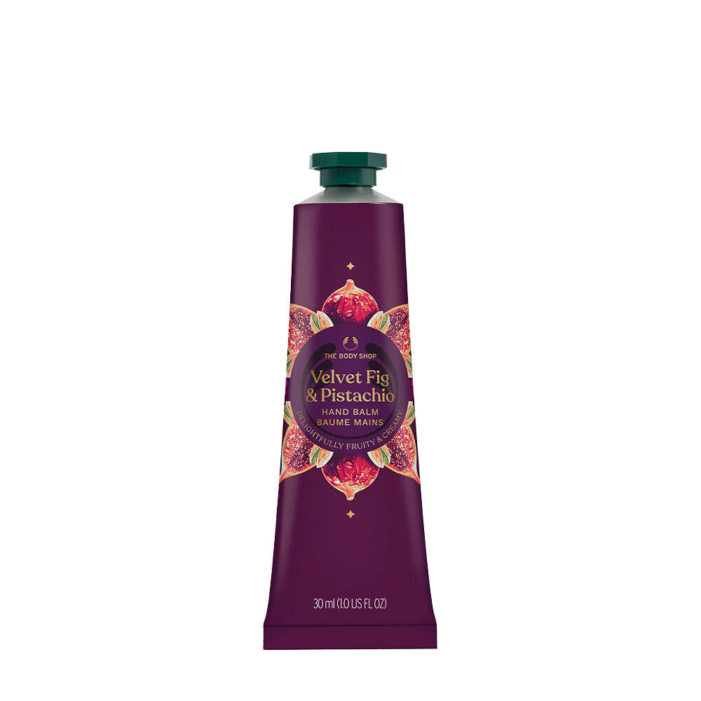 The Body Shop Velvet Fig and Pistachio håndbalsam (30 ml)