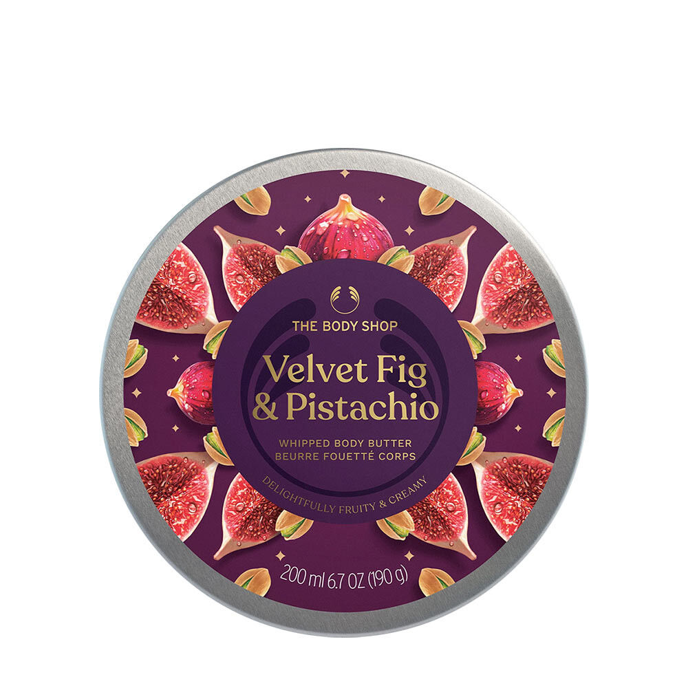 The Body Shop Velvet Fig and Pistachio Whipped Body Butter (200 ml) - Viking Supplements