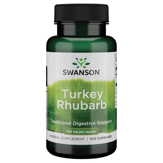 Swanson - Turkey Rhubarb - 100 caps