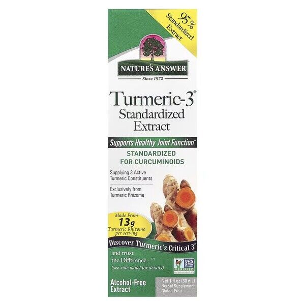 Extrait standardisé de curcuma-3 - 30 ml - Viking Supplements
