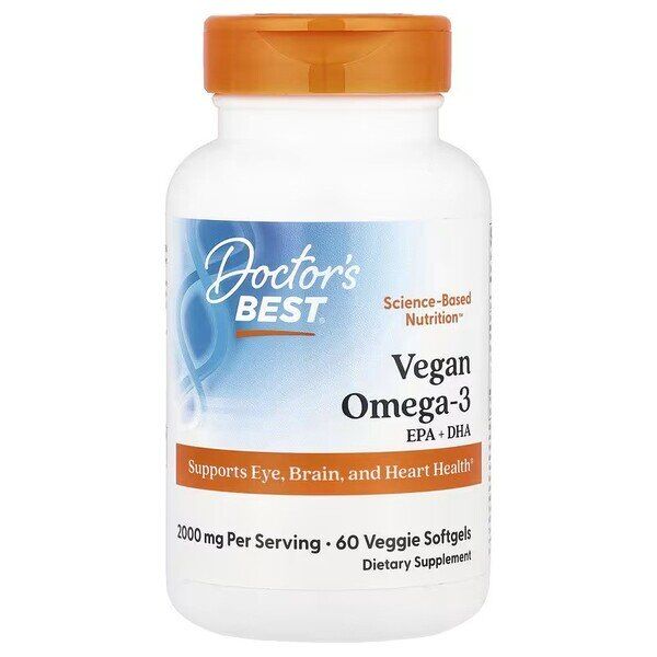 Oméga-3 végétal EPA + DHA - 60 gélules végétales - Viking Supplements