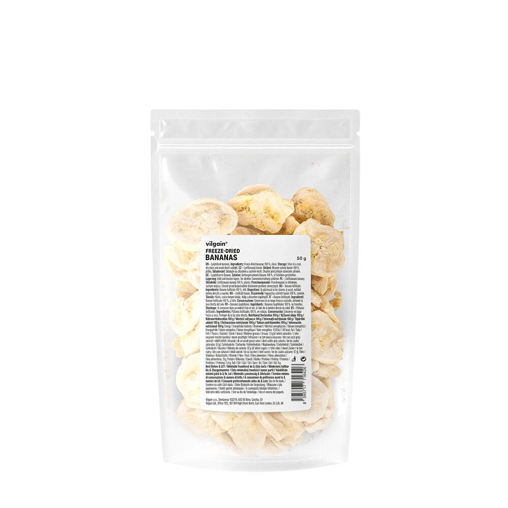 Bananes lyophilisées Vilgain (50 g) - Viking Supplements