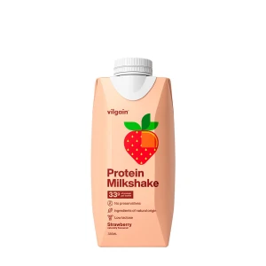 Milkshake protéiné Vilgain à la fraise (330 ml) - Viking Supplements