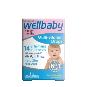 Gouttes multivitaminées Wellbaby de Vitabiotics (30 ml) - Viking Supplements