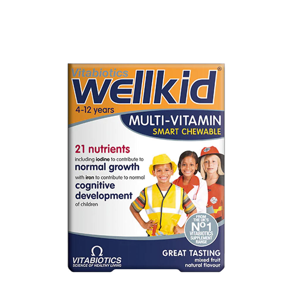 Comprimés à croquer Vitabiotics Wellkid (30 comprimés) - Viking Supplements