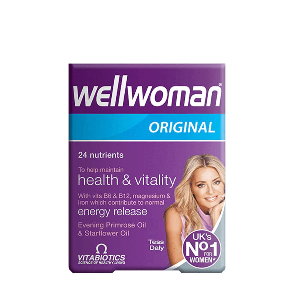 Vitabiotics Wellwoman Original - Complément multivitaminé pour femmes (30 gélules) - Viking Supplements