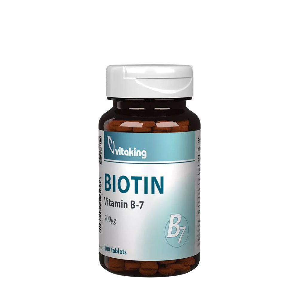 Vitaking B7 Biotine 900 mcg (100 comprimés) - Viking Supplements