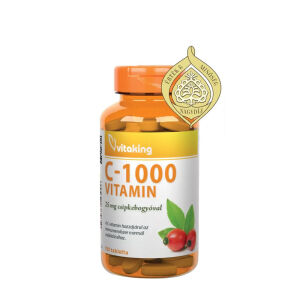 Vitaking C-1 000 mg avec 25 mg d'églantier (100 comprimés) - Viking Supplements