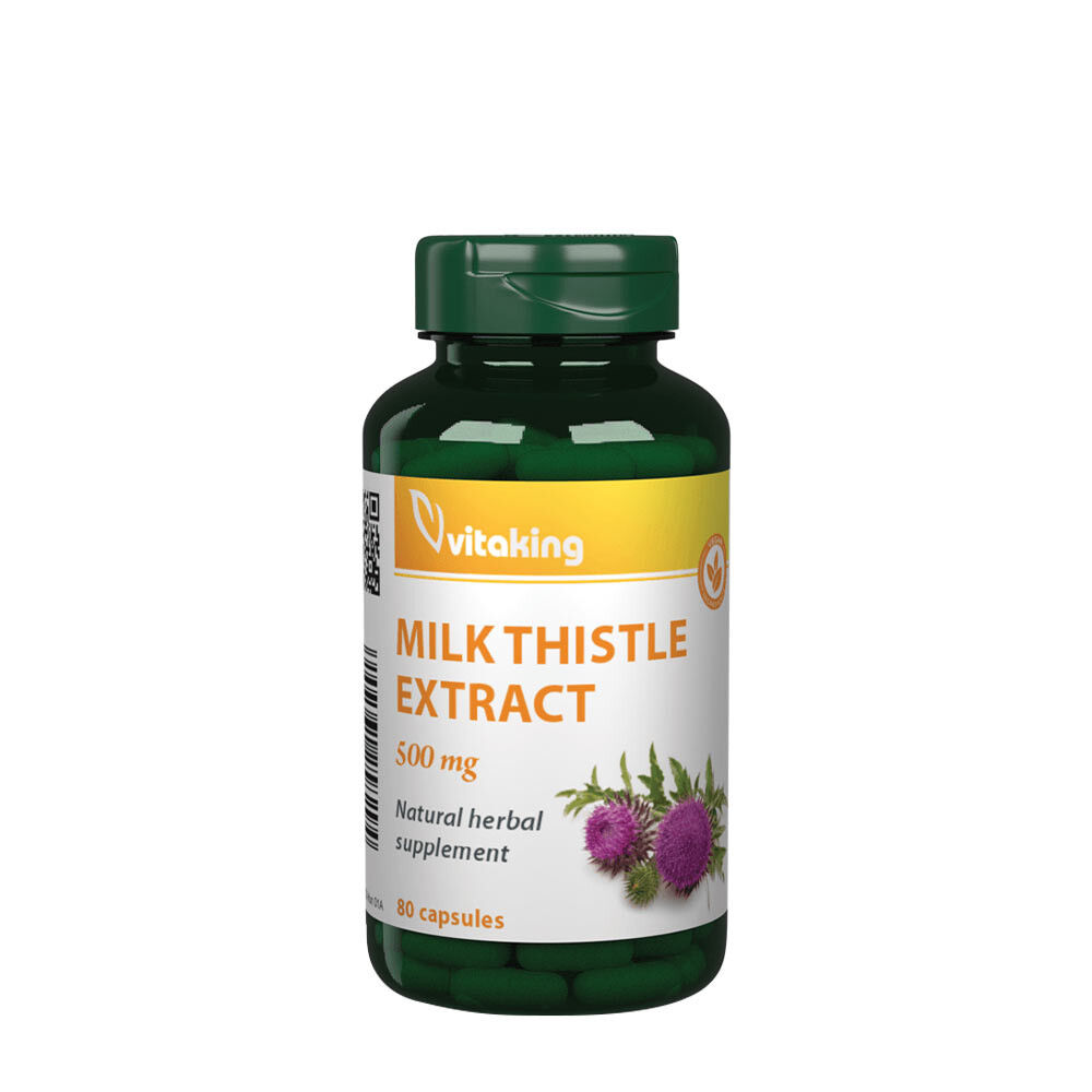Vitaking : extrait de chardon-Marie 500 mg (80 gélules) - Viking Supplements