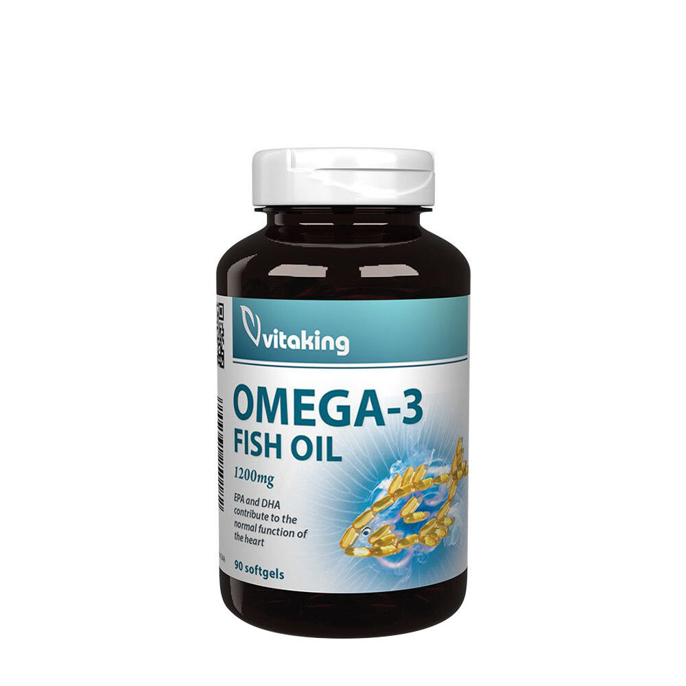 Vitaking Oméga-3 1 200 mg (90 gélules molles) - Viking Supplements