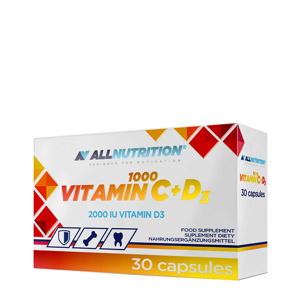 Vitamine C 1000 + D3 - 30 gélules - Viking Supplements