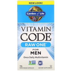 Vitamin Code RAW ONE pour hommes - 75 gélules - Viking Supplements
