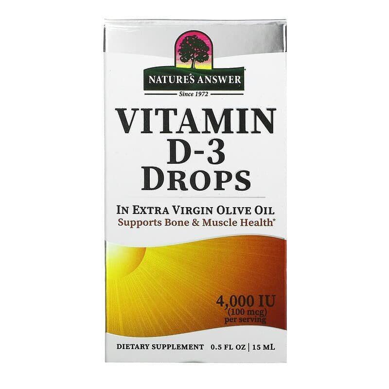 Gouttes de vitamine D-3