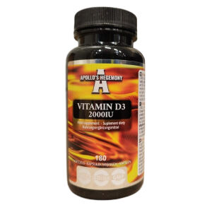 Vitamine D3 2 000 UI - 180 gélules molles - Viking Supplements