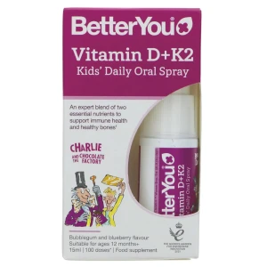 Spray buccal quotidien pour enfants à la vitamine D et K2