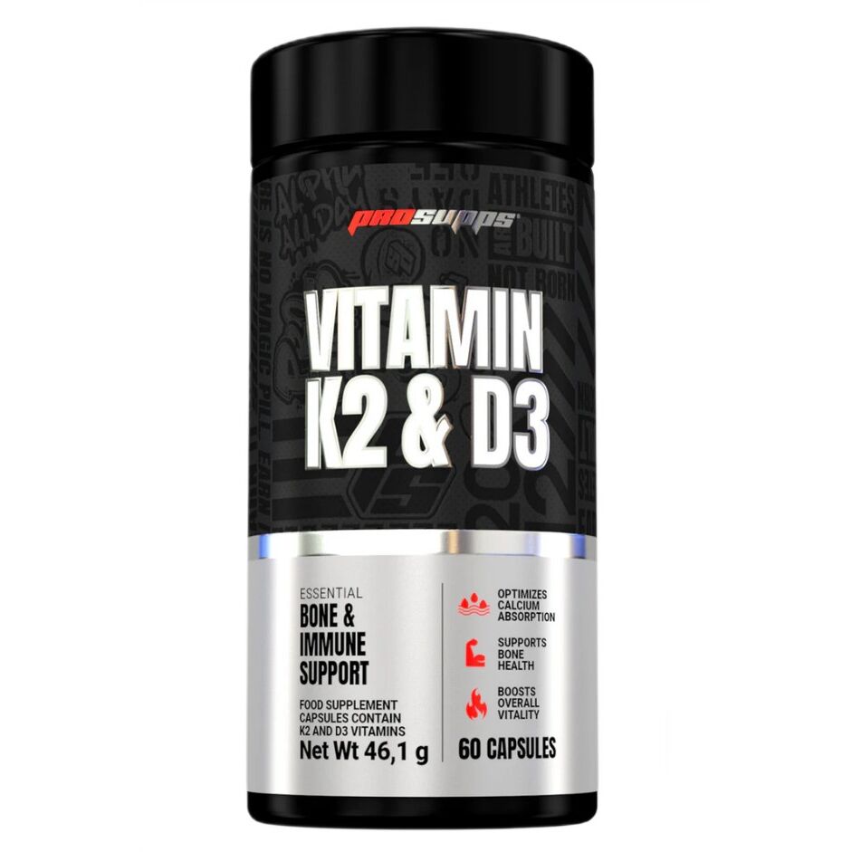 ProSupps - Vitamin K2 og D3 + 60 kapsler