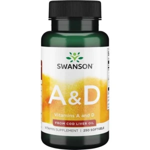 Vitamines A et D - 250 gélules molles - Viking Supplements