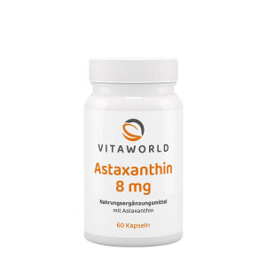Vitaworld Astaxanthine 8 mg (60 gélules) - Viking Supplements