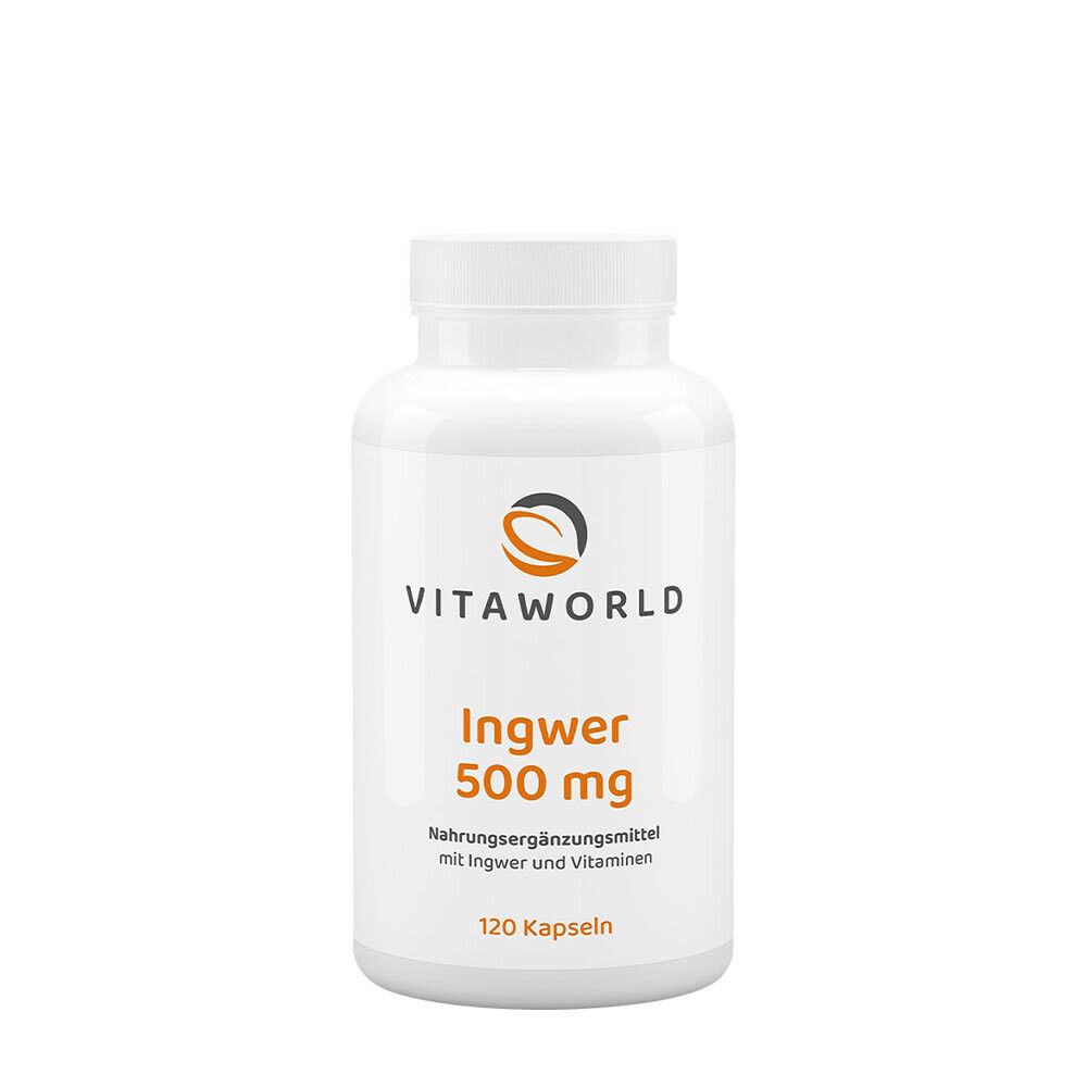 Vitaworld Gingembre 500 mg (120 gélules) - Viking Supplements