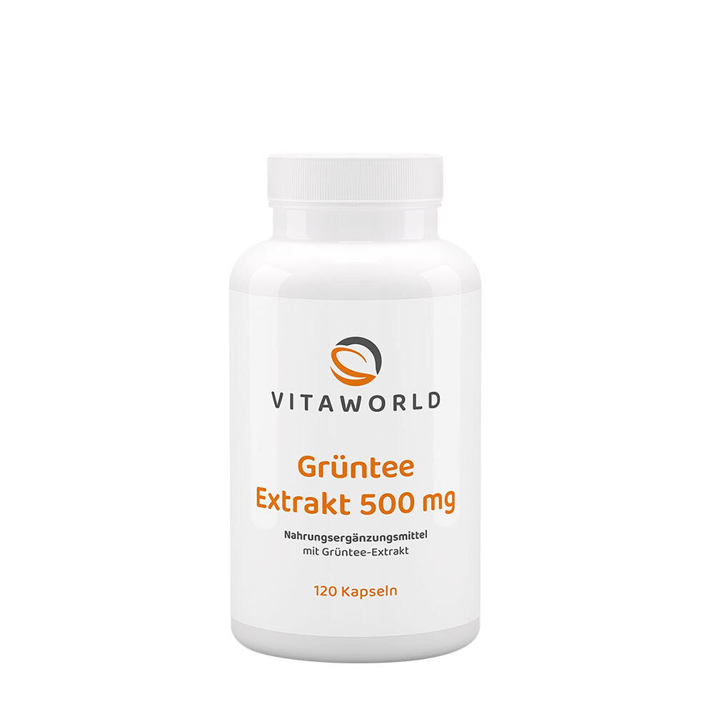 Vitaworld Extrait de thé vert 500 mg (120 gélules) - Viking Supplements