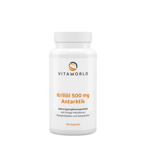 Vitaworld Huile de krill de l'Antarctique 500 mg (100 gélules) - Viking Supplements